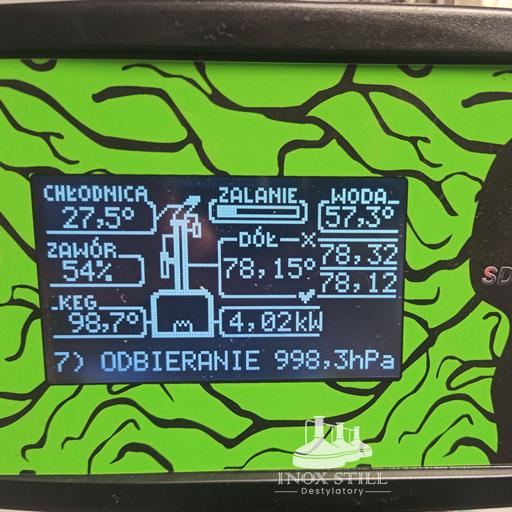 3 Kolumna Półkowa Modułowa - Rektyfikacyjna, Mieszadło Zbiornik 220L z płaszczem olejowym SKN-V5
