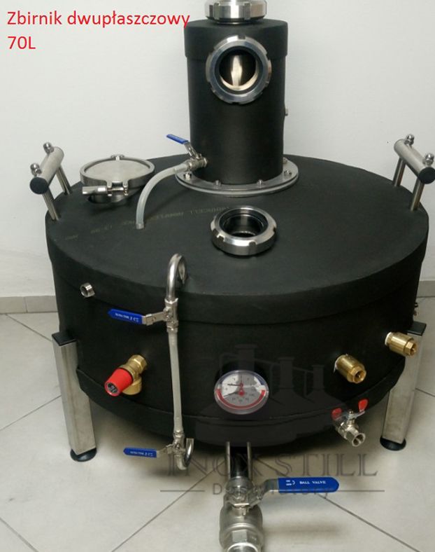 6 ZBIORNIK DWUPŁASZCZOWY 70L